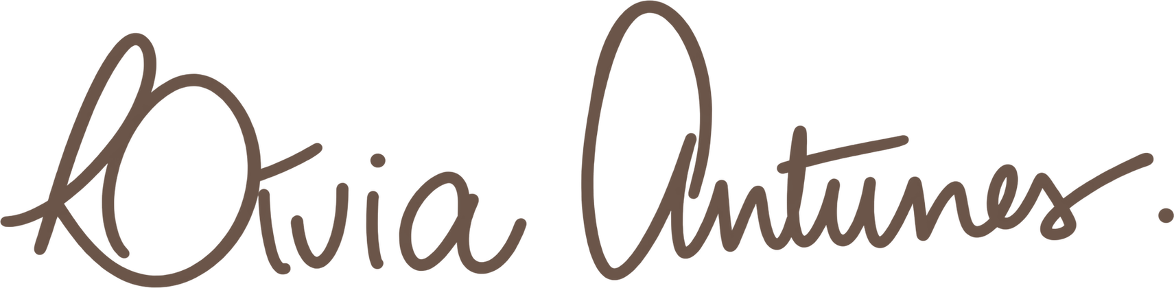 Assinatura de Lívia Antunes